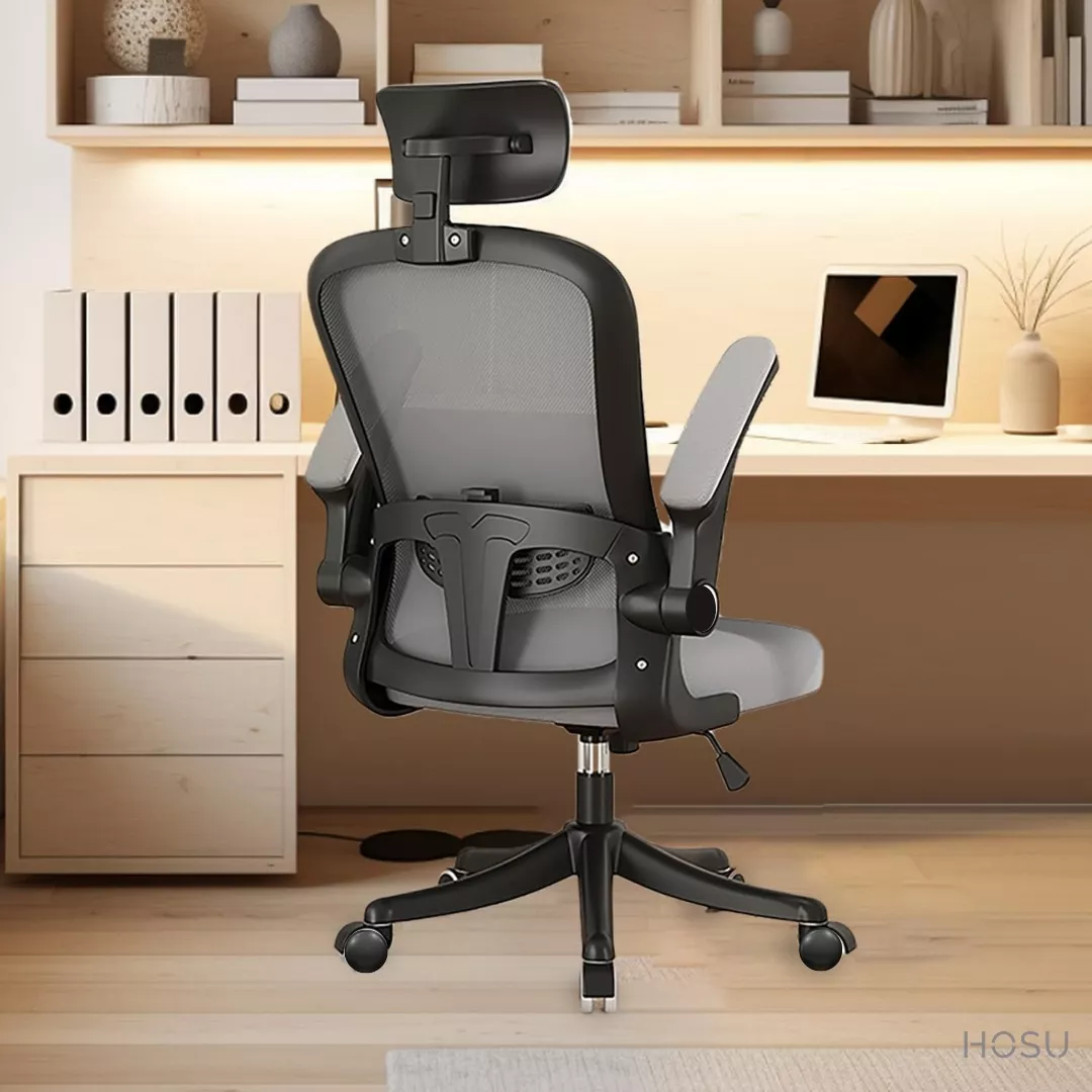 Hosu B1 Silla De Oficina Blanca Reclinable Malla Ergonómica