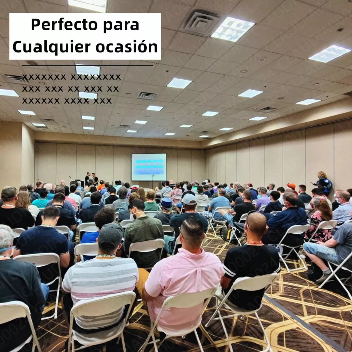 Sillas Plegable 10pc Plástico Negro Para Fiestas Y Reuniones