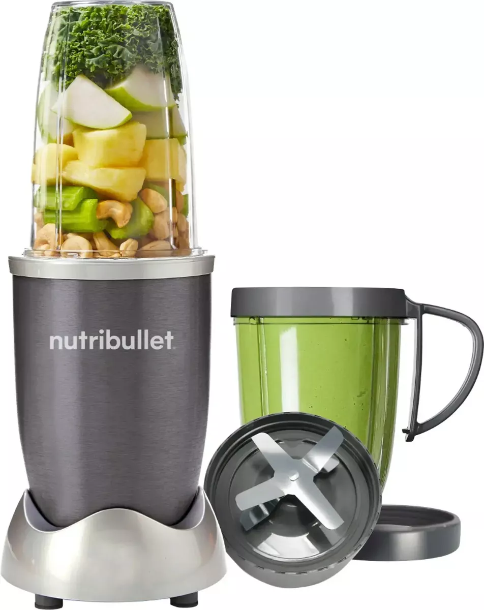 Licuadora Nutribullet 600W 24 fl oz gris 127V 7 accesorios