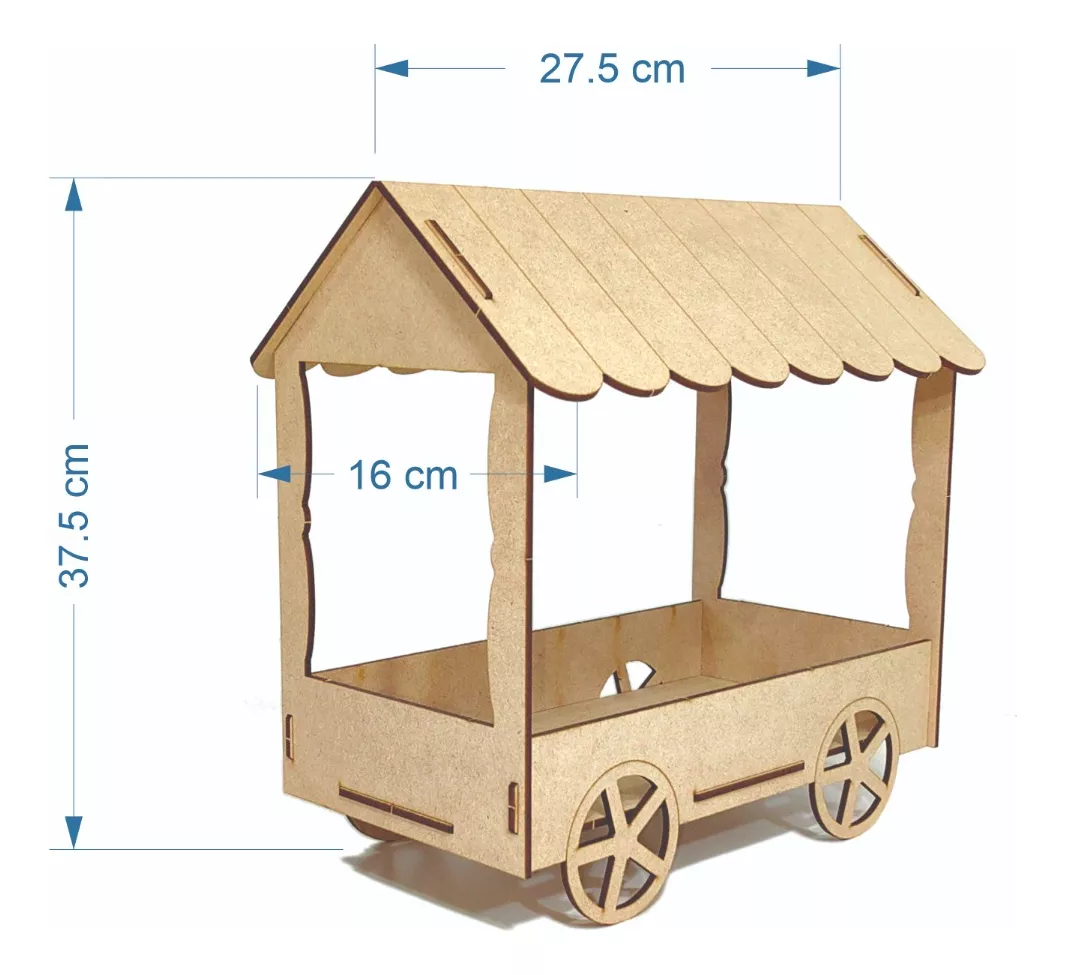 Kit Mesa De Dulces Candybar En Mdf Muebles Para Cupcakes P7