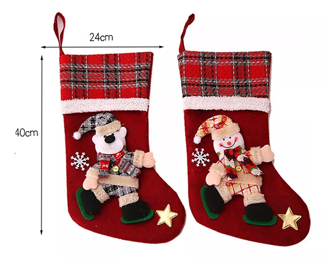 Banna Botas De Navidad Para Colgar, 4 Pz, Para Decoración Navideña,botas Navideñas Decorativas,para Papá Noel, Muñeco De Nieve, Personaje De Reno De Navidad Para Decoración De Fiesta De Navidad
