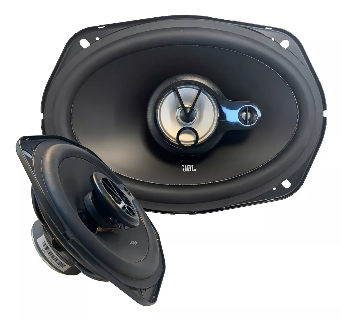Bocina tipo triaxial JBL 9631 para carro/camioneta color negro 6
