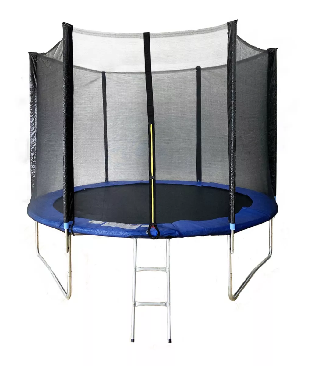 Trampolín Vanlig 10 ft con diámetro de 3.04m color del cobertor de resortes azul y lona negro