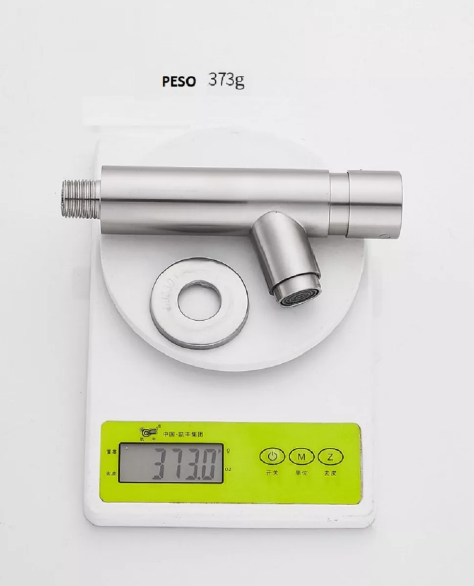 Llave Individual Para Lavabo De Presión A La Pared Silver