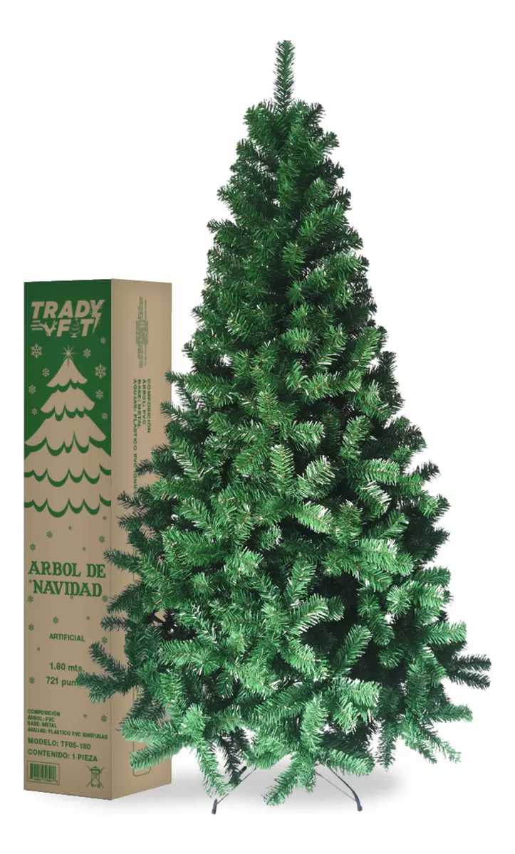 Árbol De Navidad Fondonso De 1.80 Metros Original Trady Fit