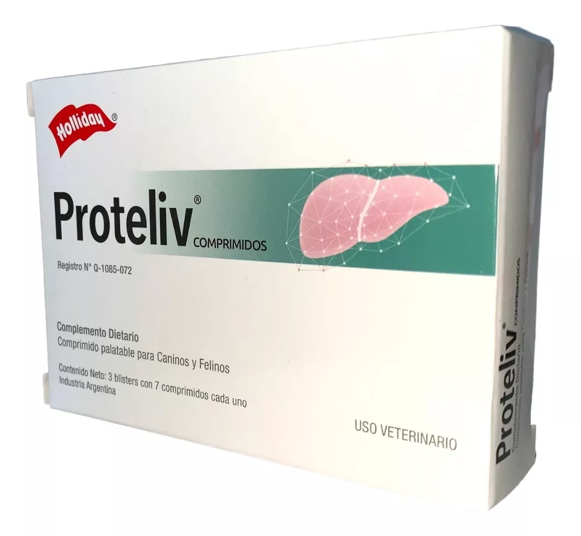 Proteliv 21 Comprimidos Holliday Protector Hepático