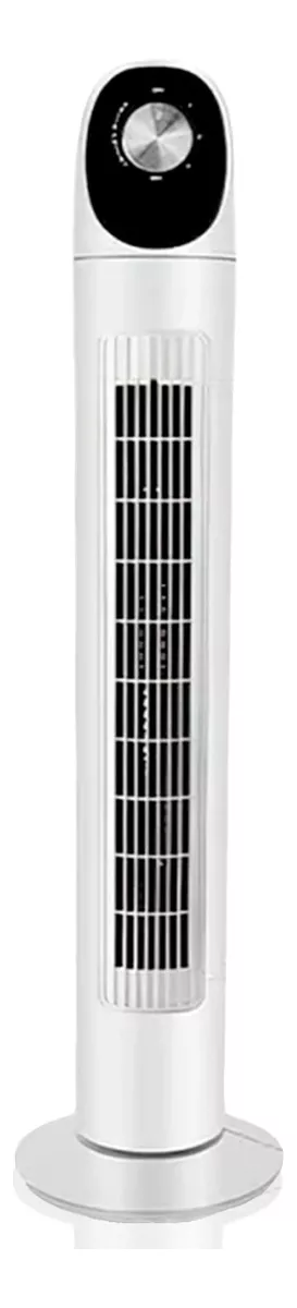 Ventilador De Torre Abanico Oscilante Silencioso Panel Estructura Blanco Diámetro 8.8 