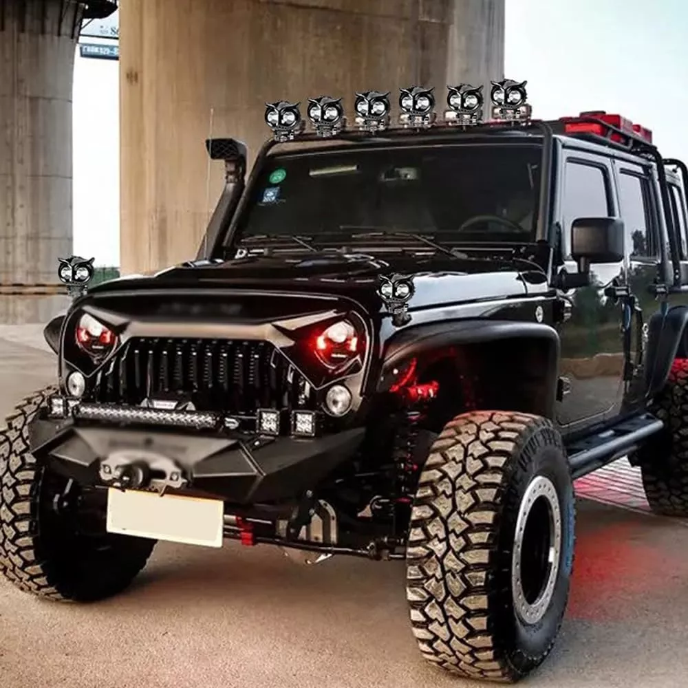 Un Par Luces Led Para Faros Motos Luz Auxiliares Lupa Autos