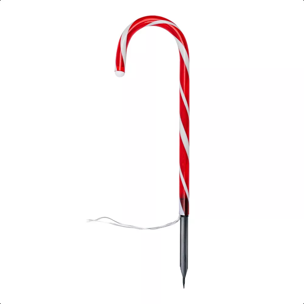 Bastones Solares Led Ilumina Tu Navidad De Forma Mágica Luces Rojo