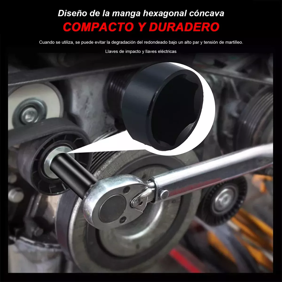 48 Pz Juego De Dados Estandar Alto Impacto Industriales 3/8