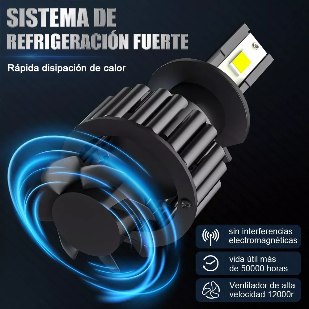 H4 H11 H7 9006 9005 Csp Auto Kit Faros De Led Luz 17000lm