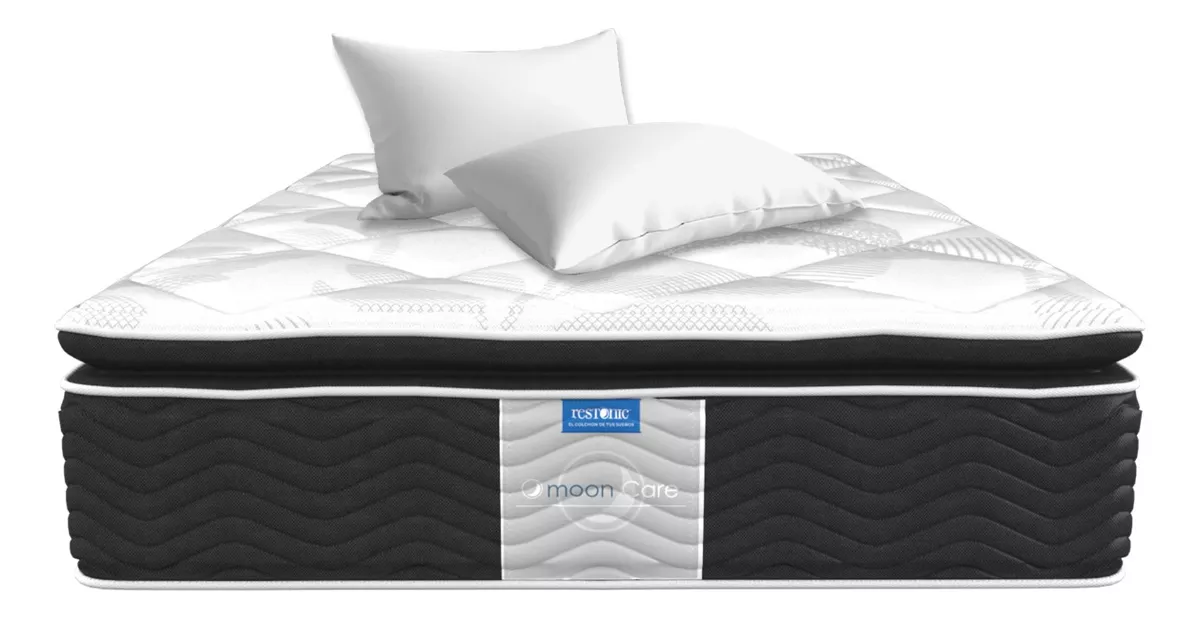 Colchón King Size Restonic Ultrafoam Ortopédico+2 Almohadas
