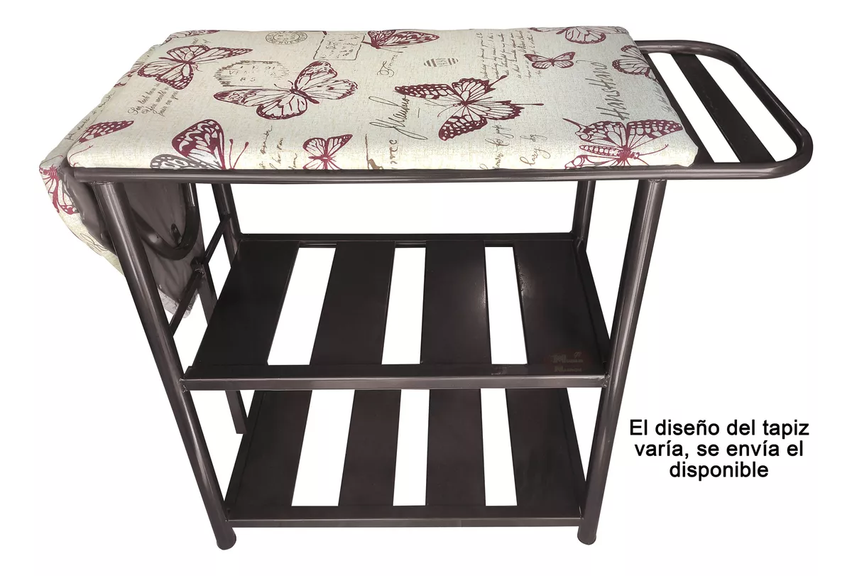 Práctico Burro Mesa De Planchar Plegable, De Acero Tubular.