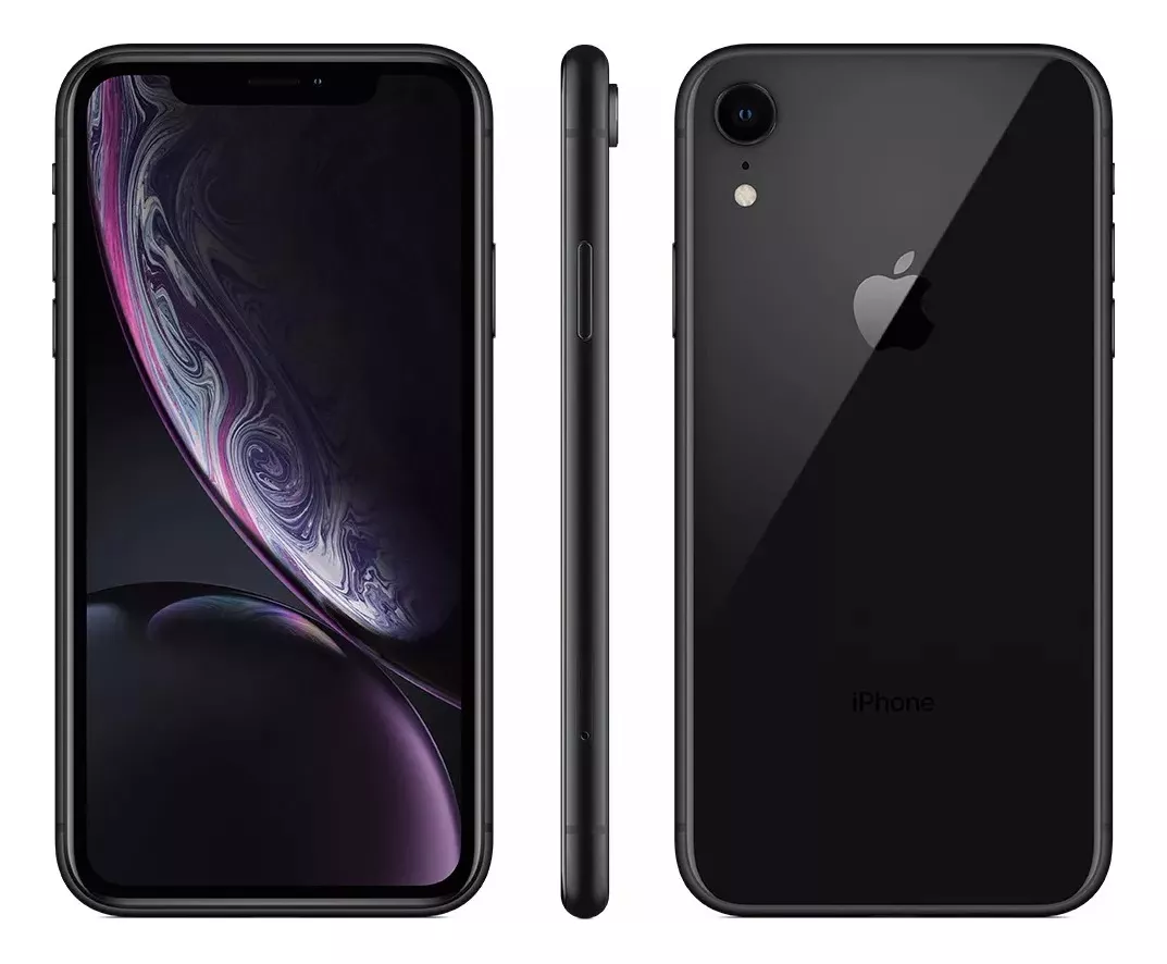 iPhone XR 64 Gb Negro Con Caja Original (Reacondicionado)