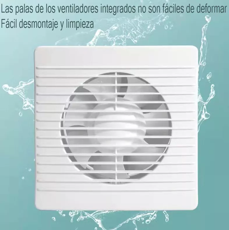 Ventilador Extractor De Aire Para Baño Cocina 6 Pulgadas