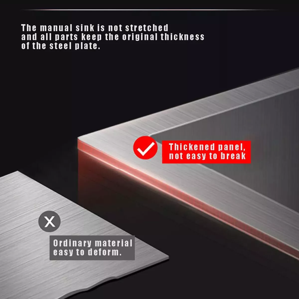 Kit De Fregadero De Acero Inoxidable 304 Con Escurridor75x40