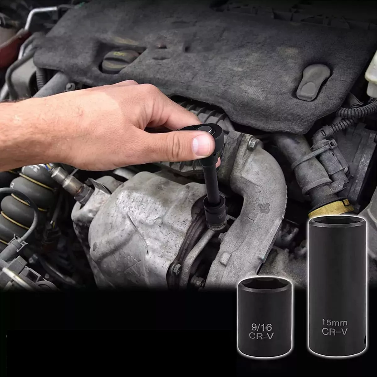 48 Pz Juego De Dados Estandar Alto Impacto Industriales 3/8