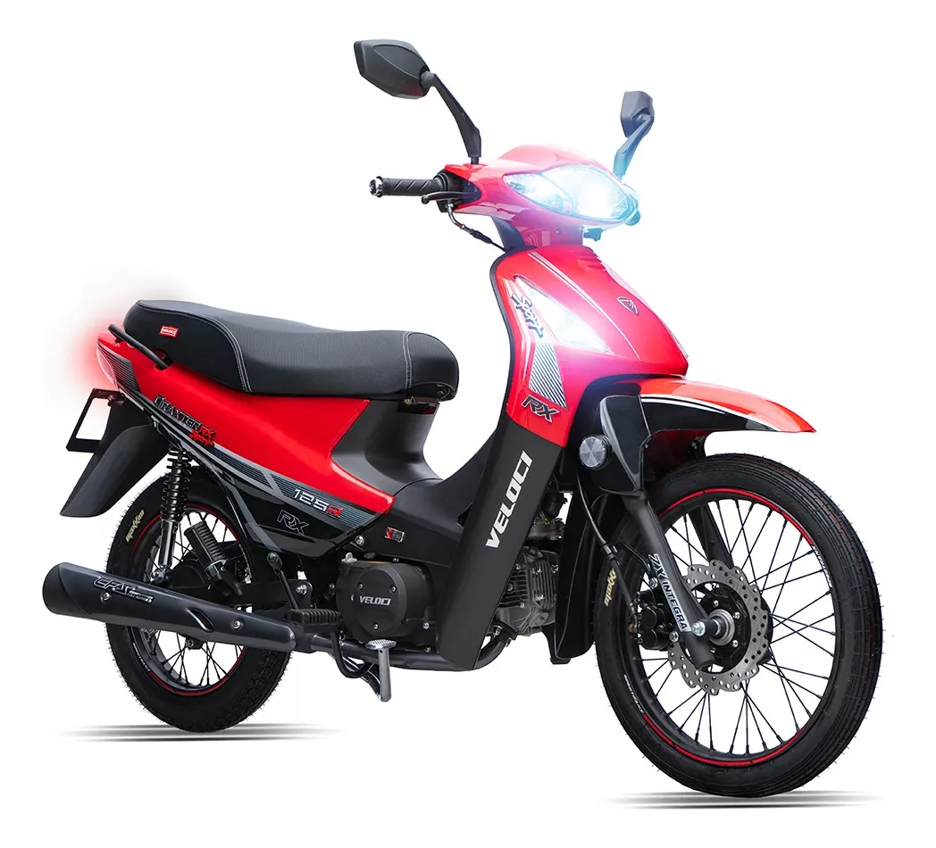 Motocicleta Veloci Draxter Rx Sport 125 Cc Rojo 2024