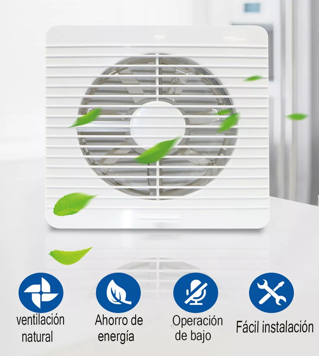 Ventilador Extractor De Aire Para Baño Cocina 6 Pulgadas