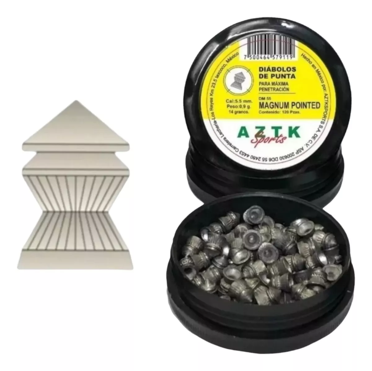 Aztk Rifle Camaleon Black 650 Fps + 240 Diabolos + Mira 4x20