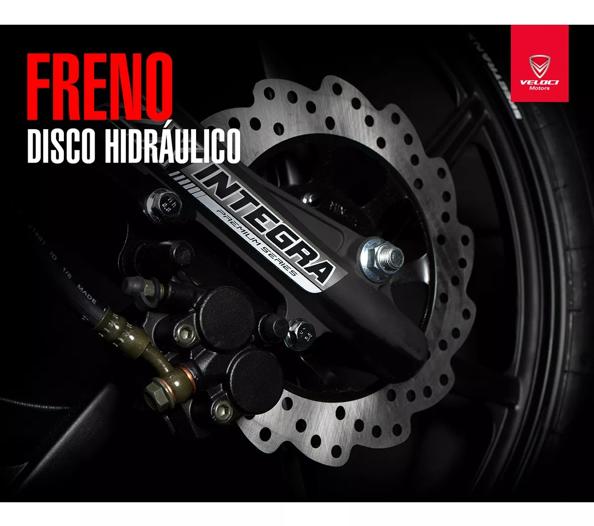 Motocicleta Veloci Draxter Rx Sport 125 Cc Rojo 2024