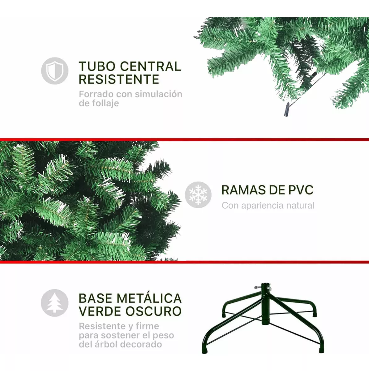 Árbol De Navidad Fondonso De 1.80 Metros Original Trady Fit