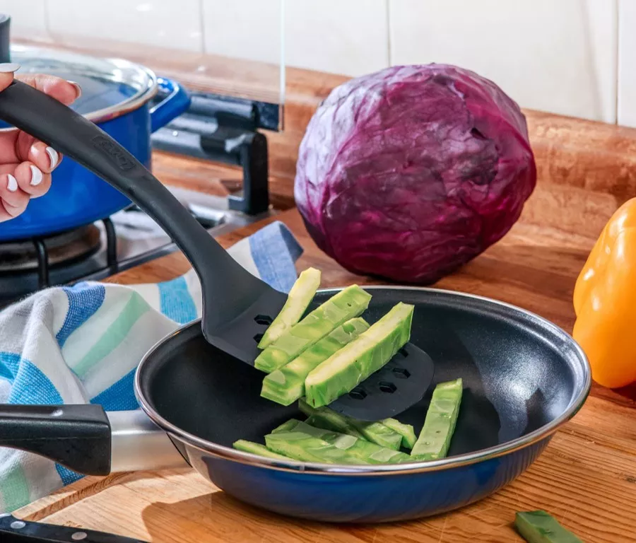 Bateria de Cocina Clásica de Peltre 12 Piezas Cinsa Austria Azul