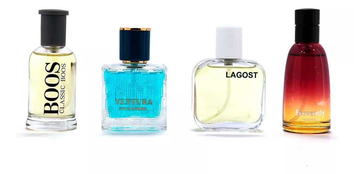 4pk Fragrance Men Pour Homme Perfumes Mini Set De Fragancia Volumen de la unidad 30 mL