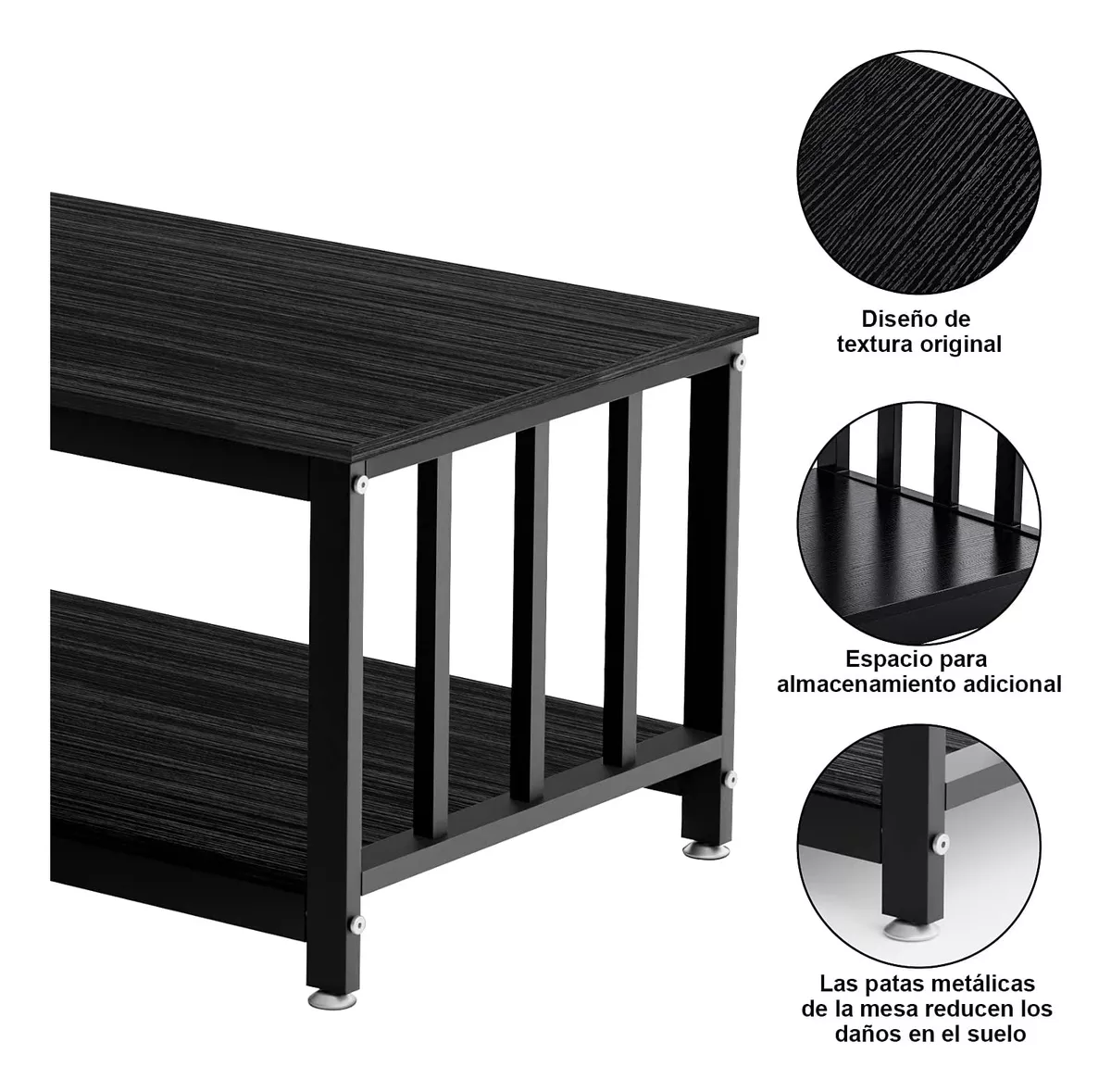 Mesa De Centro, Mesa Para Sala De Madera Moderno