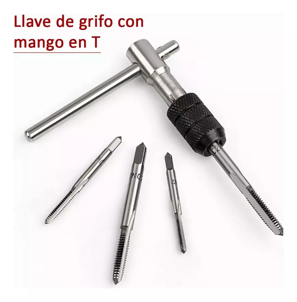 Atverce PD-40 Juego De Pulgada Acero Machuelos Y Terrajas 40 Pcs