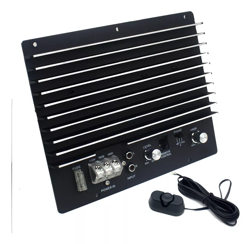 Amplificador Para Auto 1500 W 1 Canales Profesional