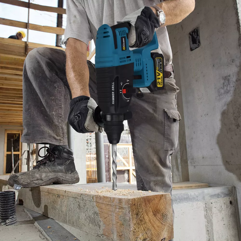 Rotomartillo Inalámbrico Taladro Sds-plus Gisam W3747 2200w