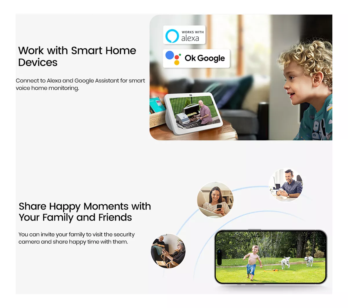 Cámara De Seguridad Solar Wifi Exterior 3mp Hd Audio 360 Ptz
