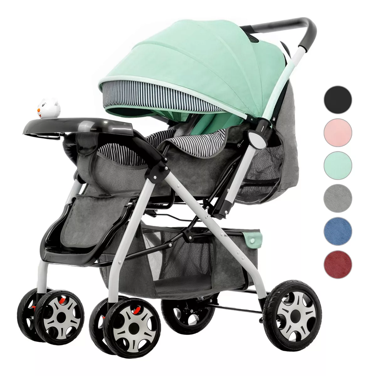 Carriola Plegable Para Bebé Reversible Reclinable Nube