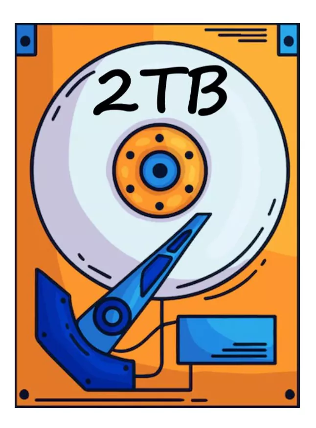 Kit Circuito Cerrado Hilook Dvr 8 Canales 6 Camaras 1080p 2mp Full Hd Thc-b120-pc Cable coaxial 18mts + Disco Duro 2tb