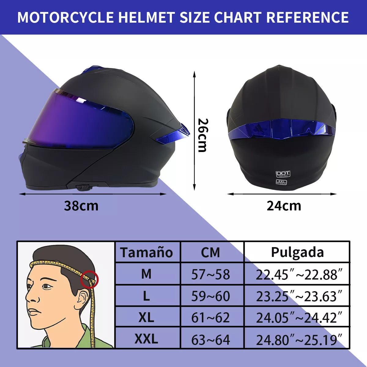 Cascos Moto Abatible Con Interior Gafas Certificación Dot