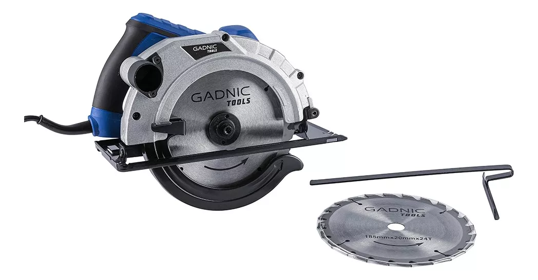 Sierra Circular Eléctrica Gadnic Multipropósito 1650w 185mm