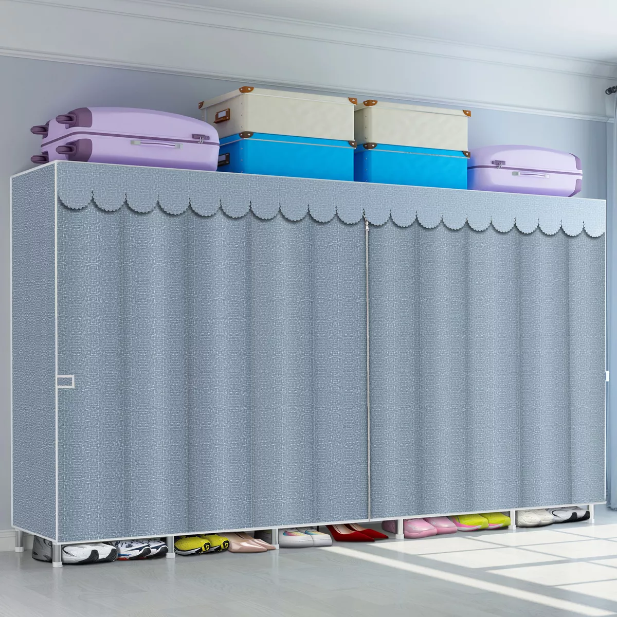 Closet Armable Ropero Closed Armario Organizador Ropa 245cm