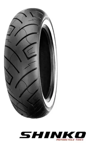 Shinko Harley Davidson And Cruiser White Wall & H.D. SR777 sin cámara de 150/80 B16 H 77