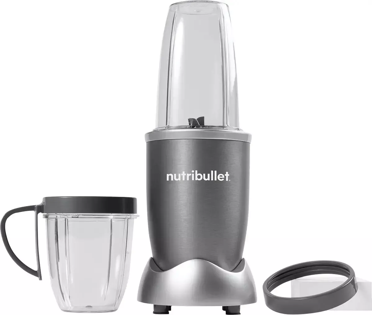 Licuadora Nutribullet 600W 24 fl oz gris 127V 7 accesorios