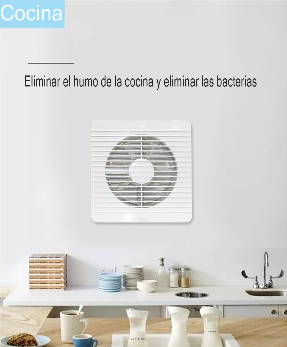 Ventilador Extractor De Aire Para Baño Cocina 6 Pulgadas