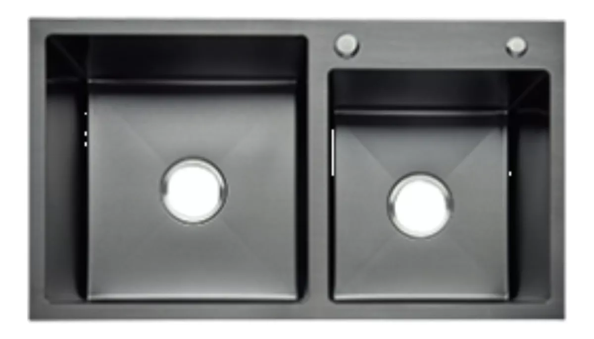 Tarja Doble Tina En Acero Inoxidable 82 Cm X 45 Cm Cocina