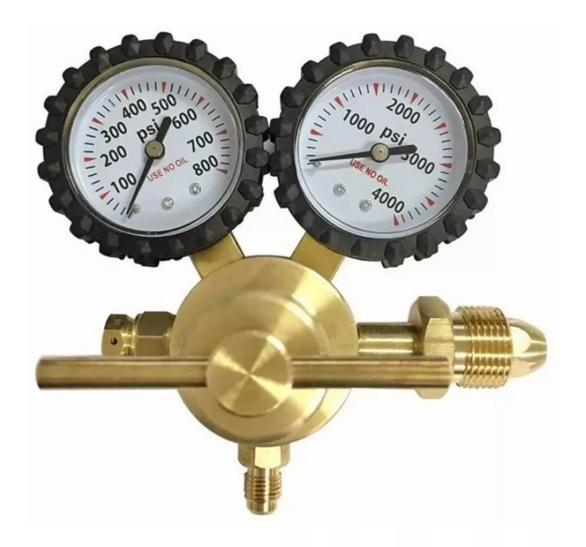 Manometro Regulador De Nitrogeno Cga 580 1/4 800psi Cga580