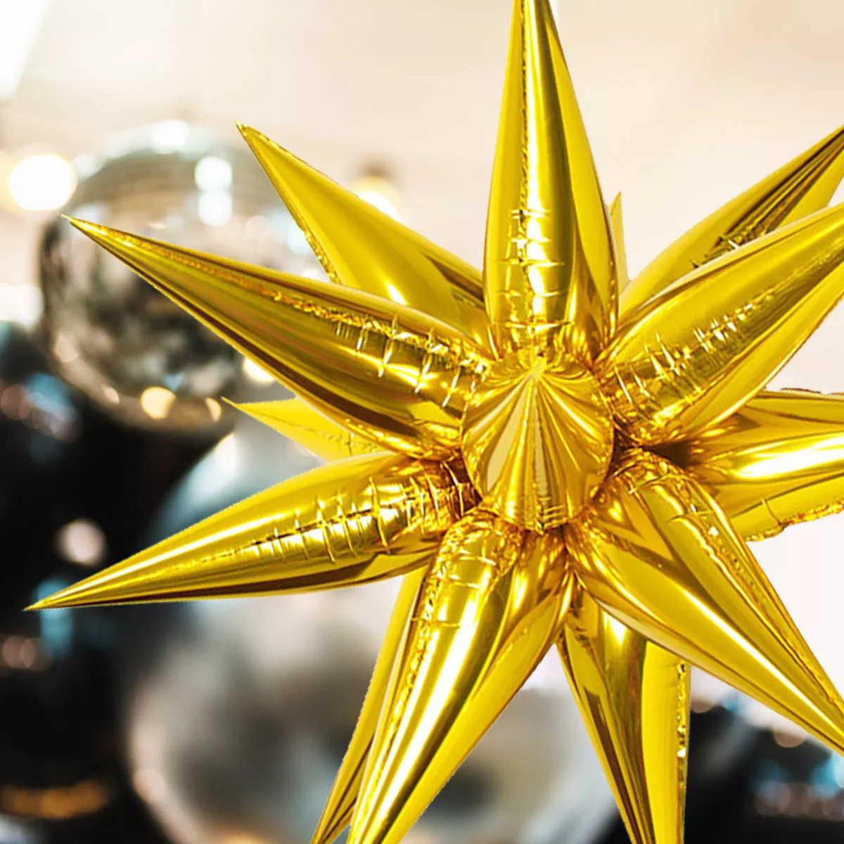 10pzs Globos Estrella Picos Para Cumpleaño Decoracion Fiesta