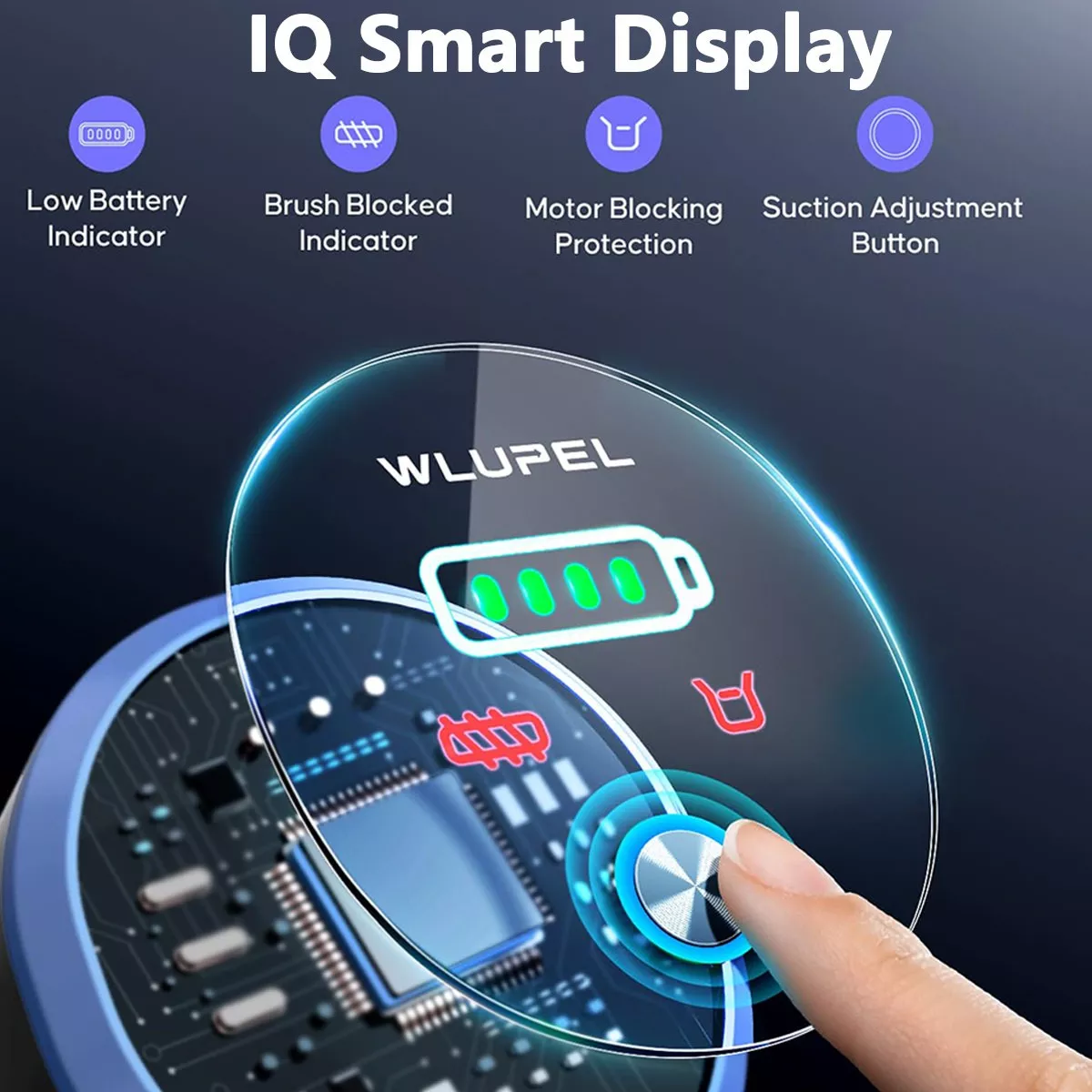 Aspiradora De Mano 45 Minutos 33kpa Inalámbrica Potente 8en1