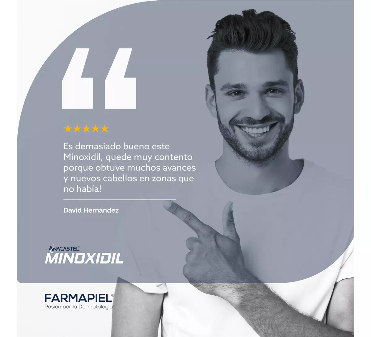 2 Piezas Minoxidil 5% Spray Anacastel Cabello Y Barba 60 Ml