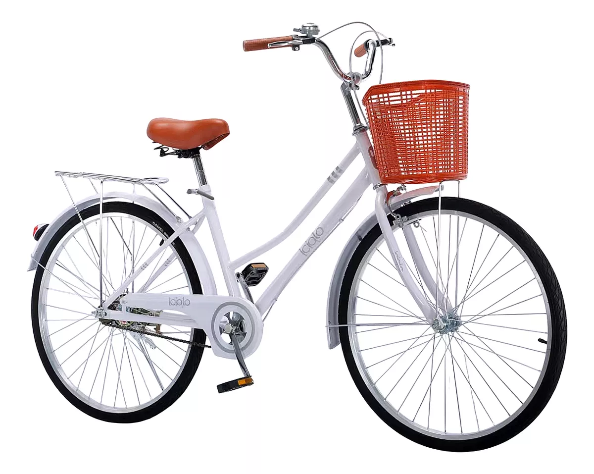 Bicicleta De Ciudad R-26 Urbana Con Canastila Y Pie Iciqlo