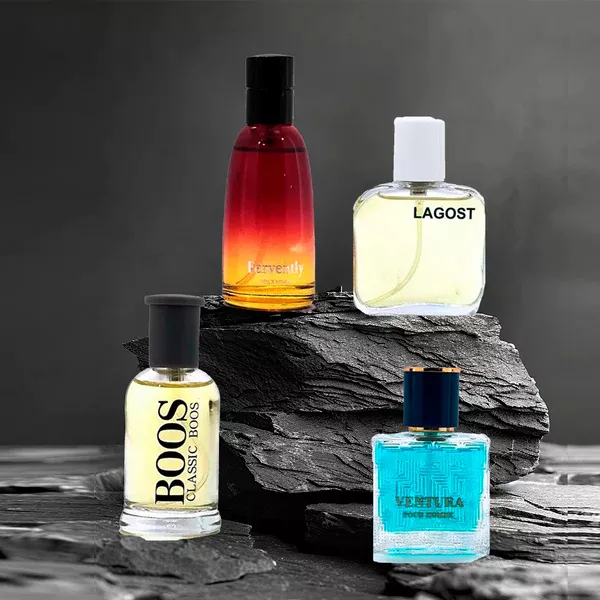 4pk Fragrance Men Pour Homme Perfumes Mini Set De Fragancia Volumen de la unidad 30 mL