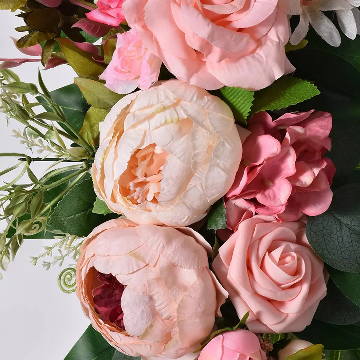 2 Piezas Boda Rústica Arco Flor Centro De Mesa Guirnalda