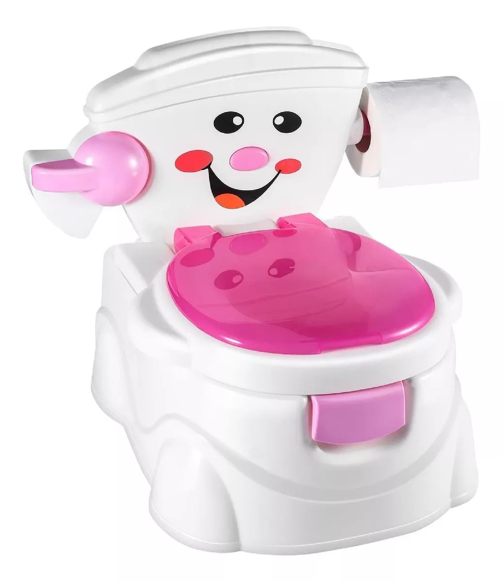 Bañito Entrenador Para Bebes Portatil Infantil Baño Inodoro Color Rosa Liso